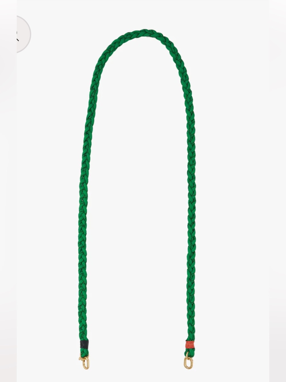 Clare V Crossbody Strap Braided Sailcord, Green